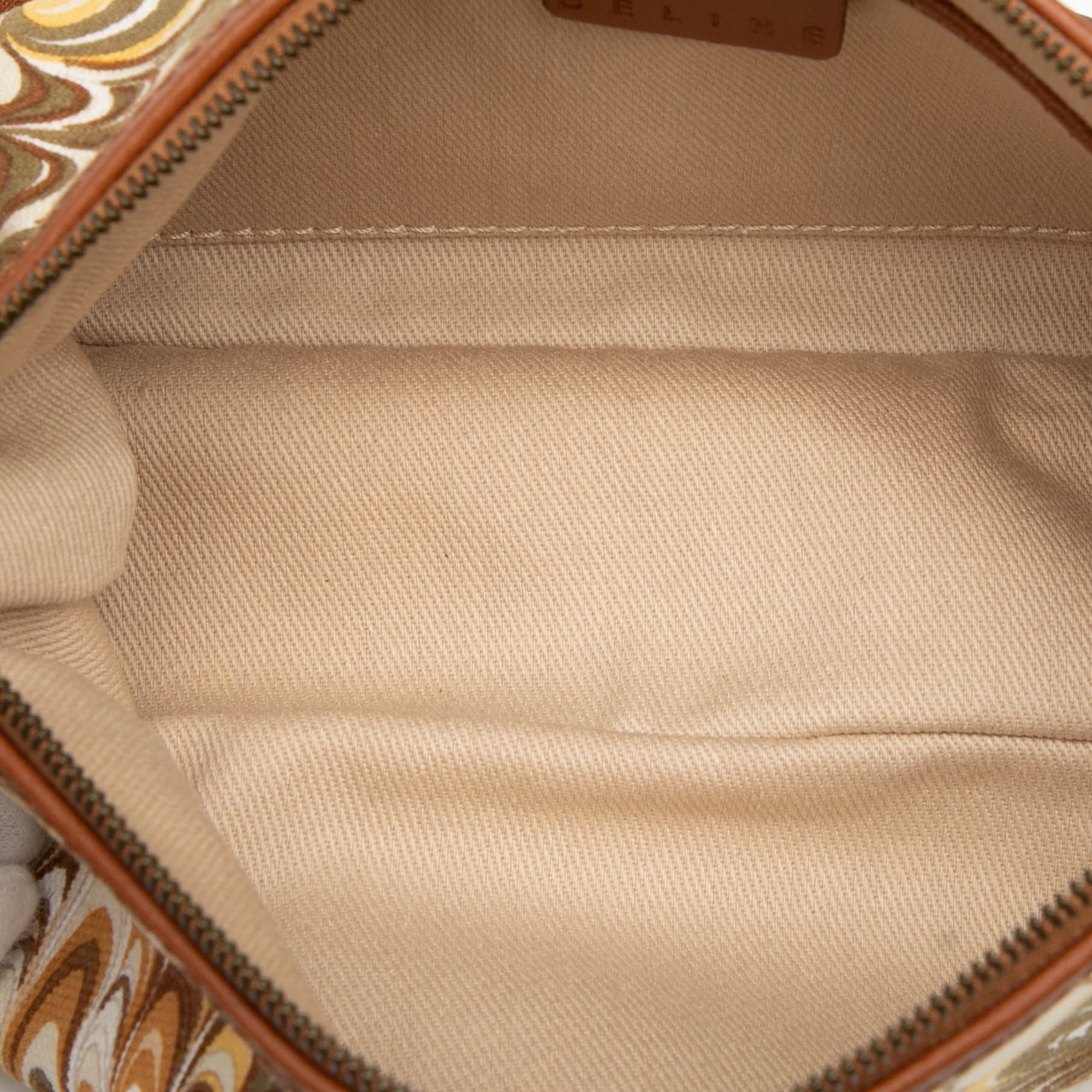 Printed Canvas Shoulder Bag - Image 4