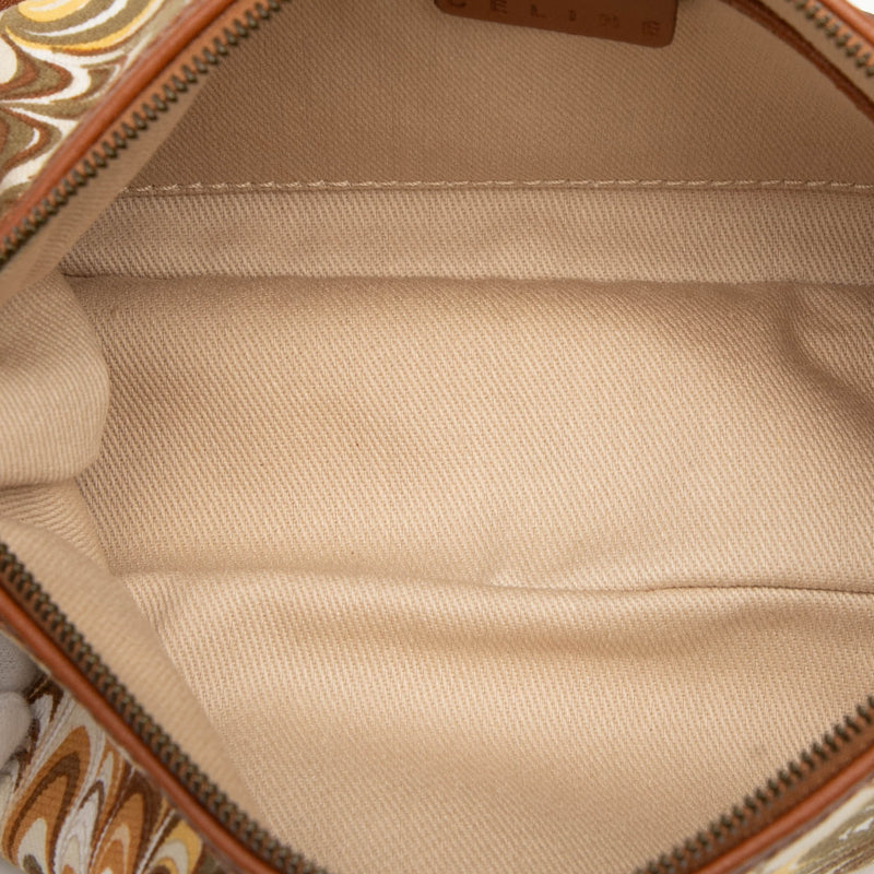 Printed Canvas Shoulder Bag - Image 4