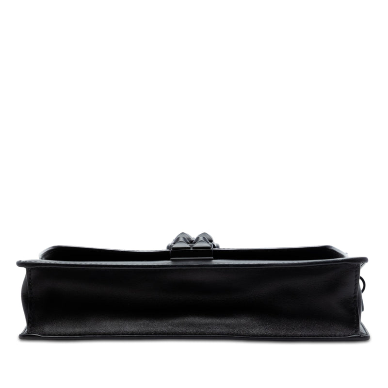 Saffiano Trimmed Studded City Calf Elektra Crossbody - Image 3