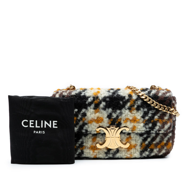 Wool Triomphe Chain Shoulder Bag - Image 8