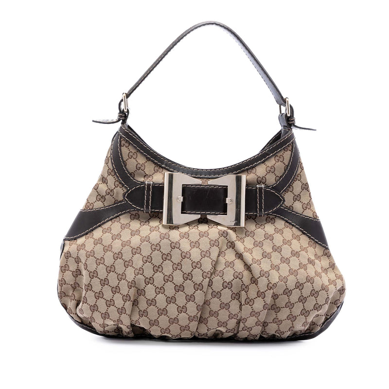 Large GG Canvas Dialux Queen Hobo