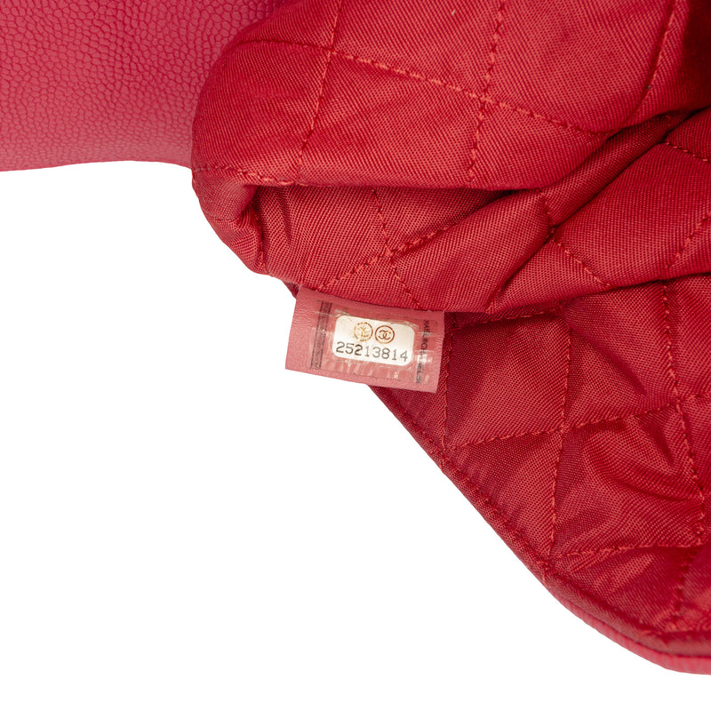 Paris Cuba Quilted Caviar Thread Around Envelope Clutch - Image 6