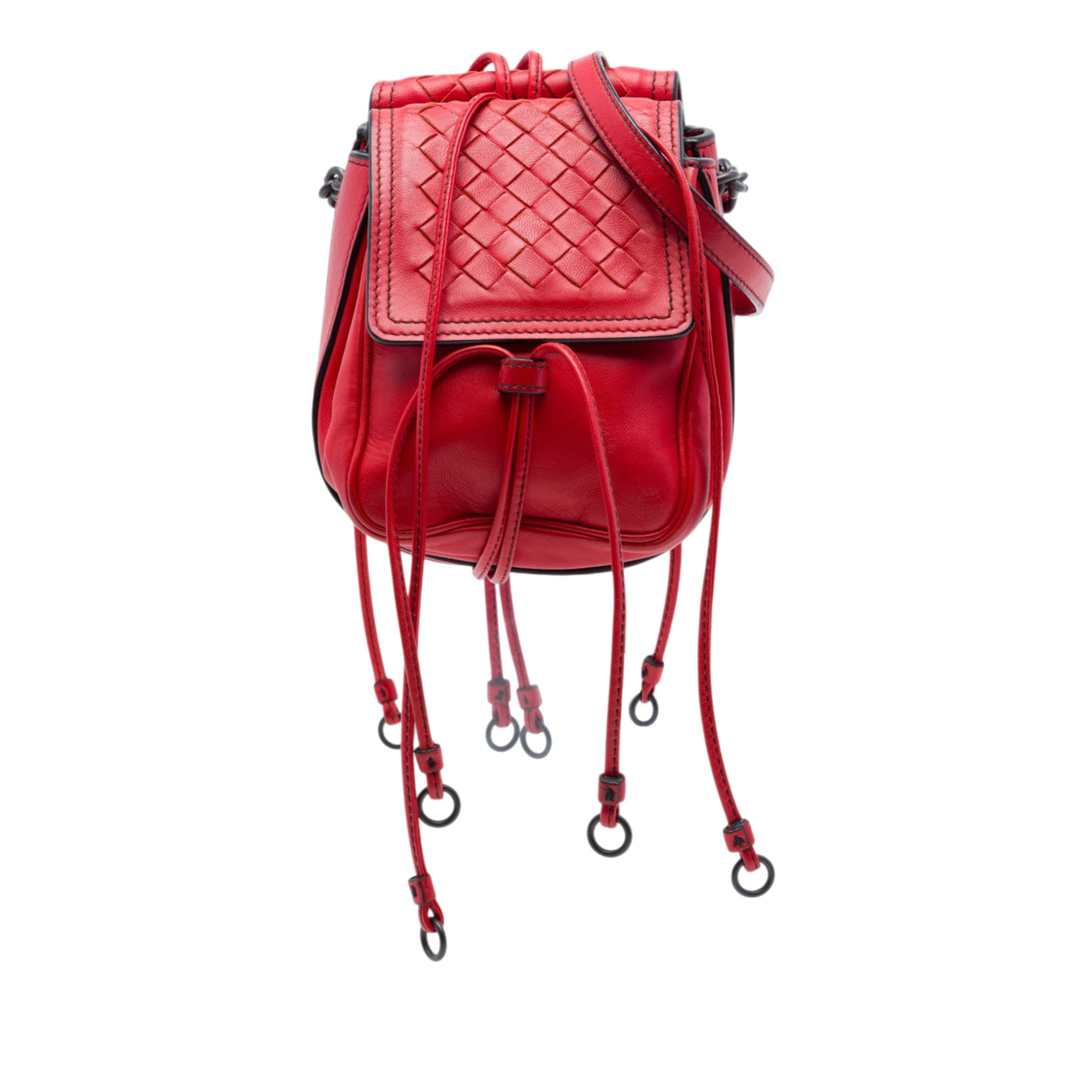 Nappa Intrecciato Double Sided Flap Crossbody - Image 1
