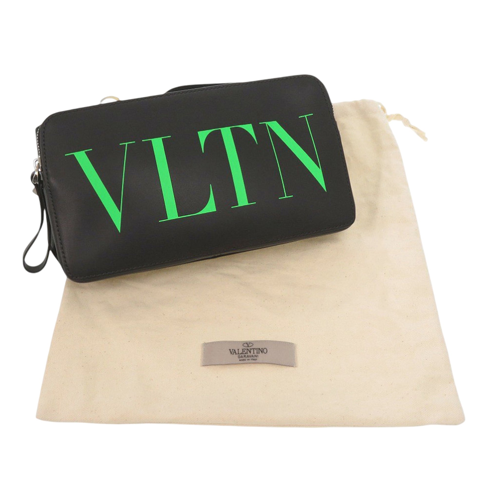 Leather VLTN Rockstud Belt Bag - Image 11