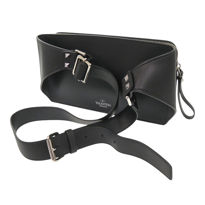 Leather VLTN Rockstud Belt Bag - Image 2