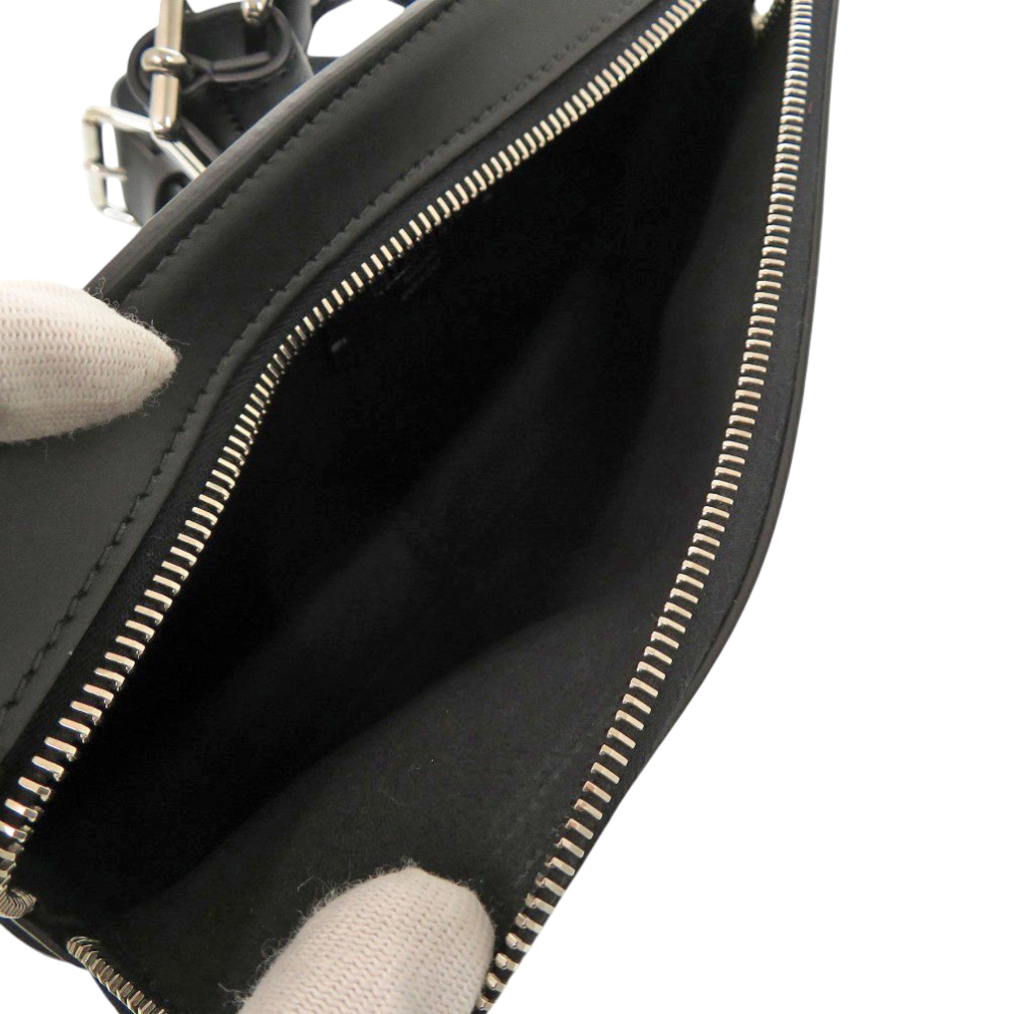 Leather VLTN Rockstud Belt Bag - Image 4