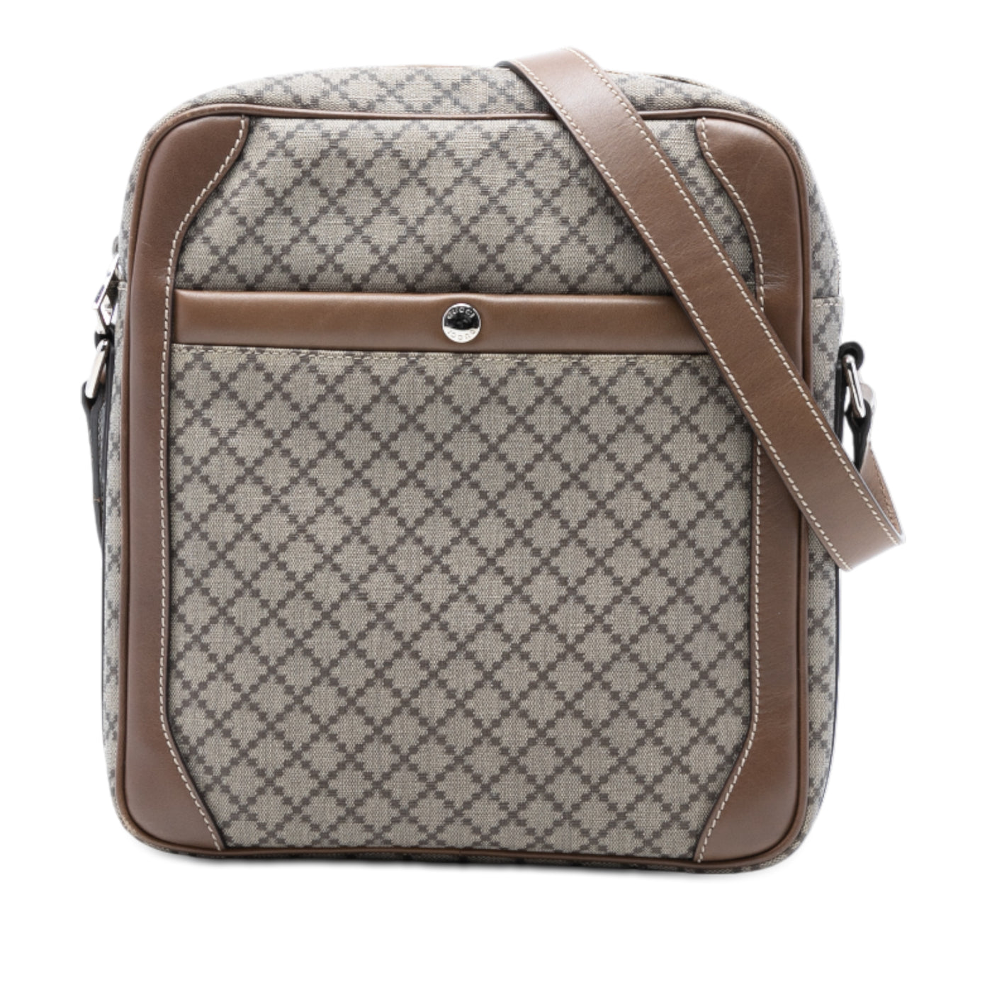 Diamante Coated Canvas Zip Crossbody - Image 1