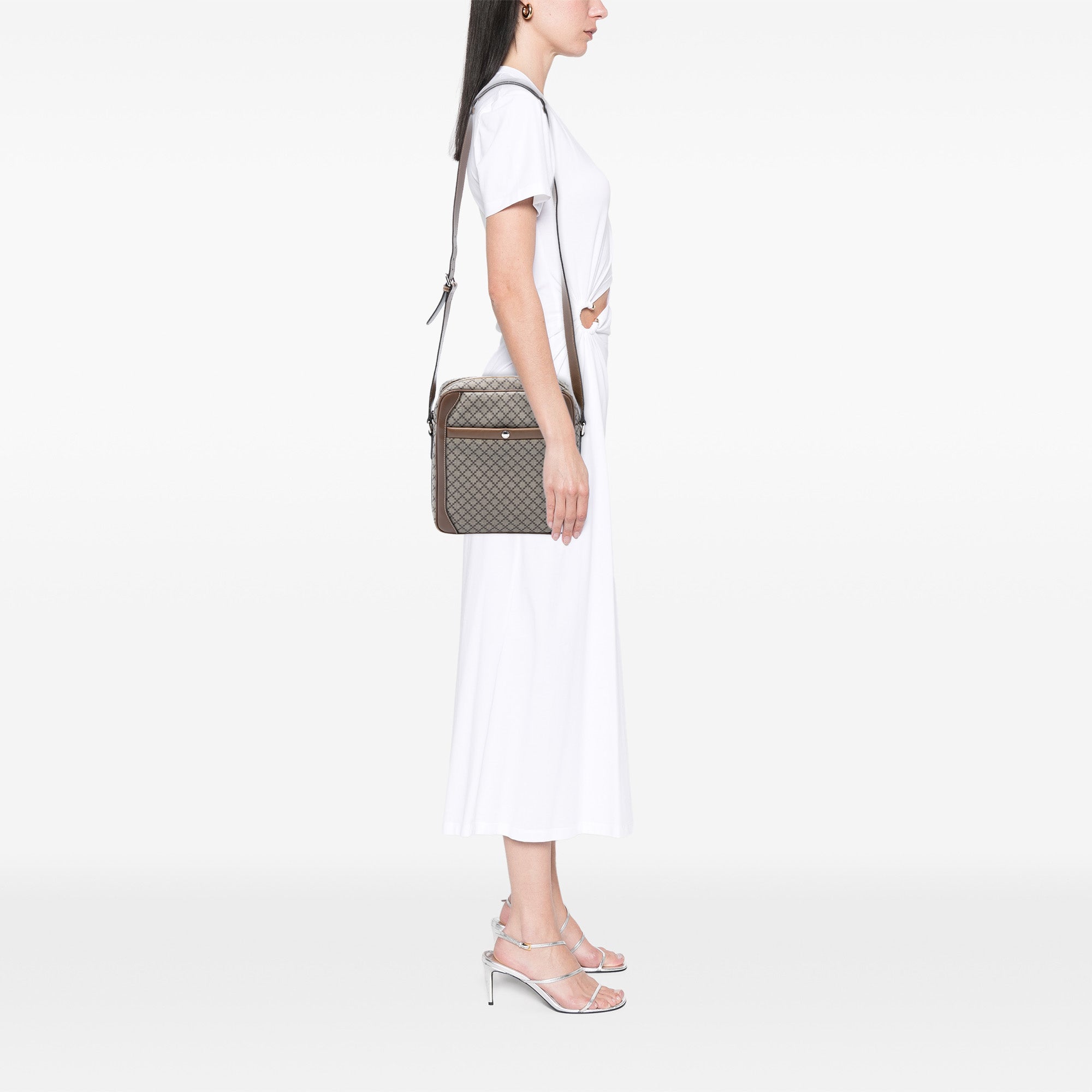 Diamante Coated Canvas Zip Crossbody - Image 7