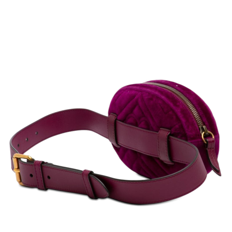 GG Marmont Matelasse Velvet Belt Bag - Image 2