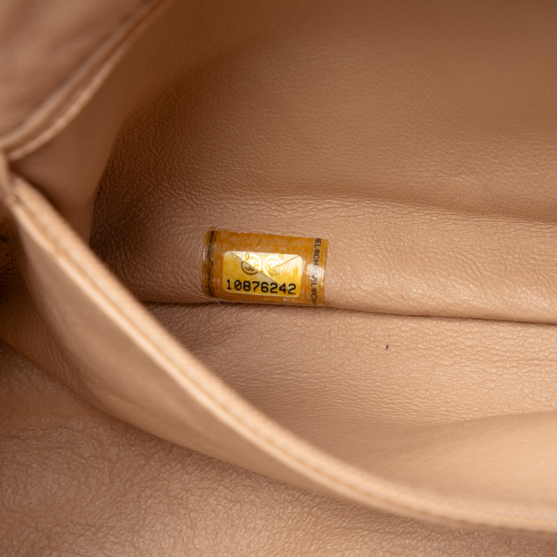 Metallic Deerskin CC Luxe Ligne Bowler Bag - Image 5