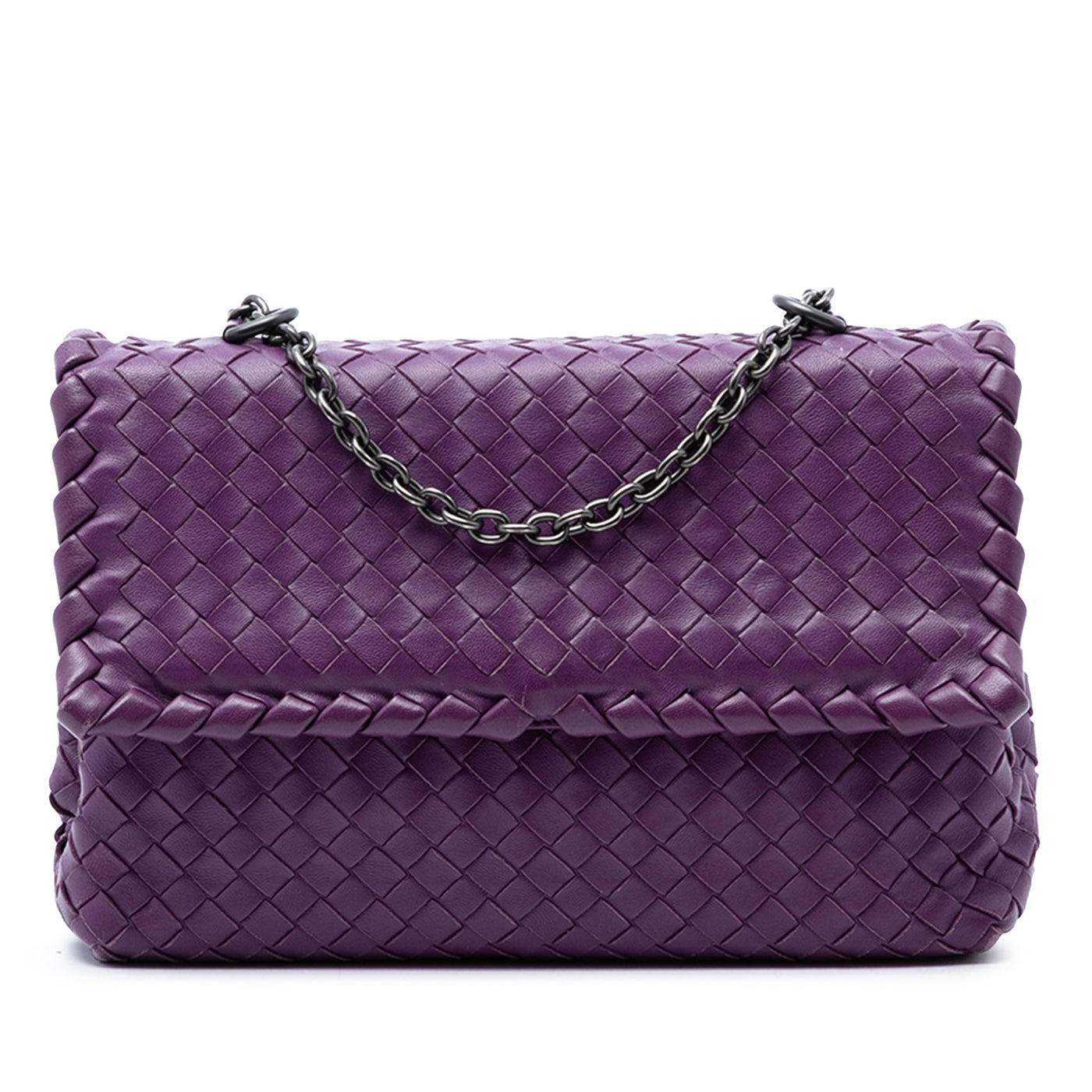 Small Nappa Intrecciato Olimpia Shoulder Bag - Image 1