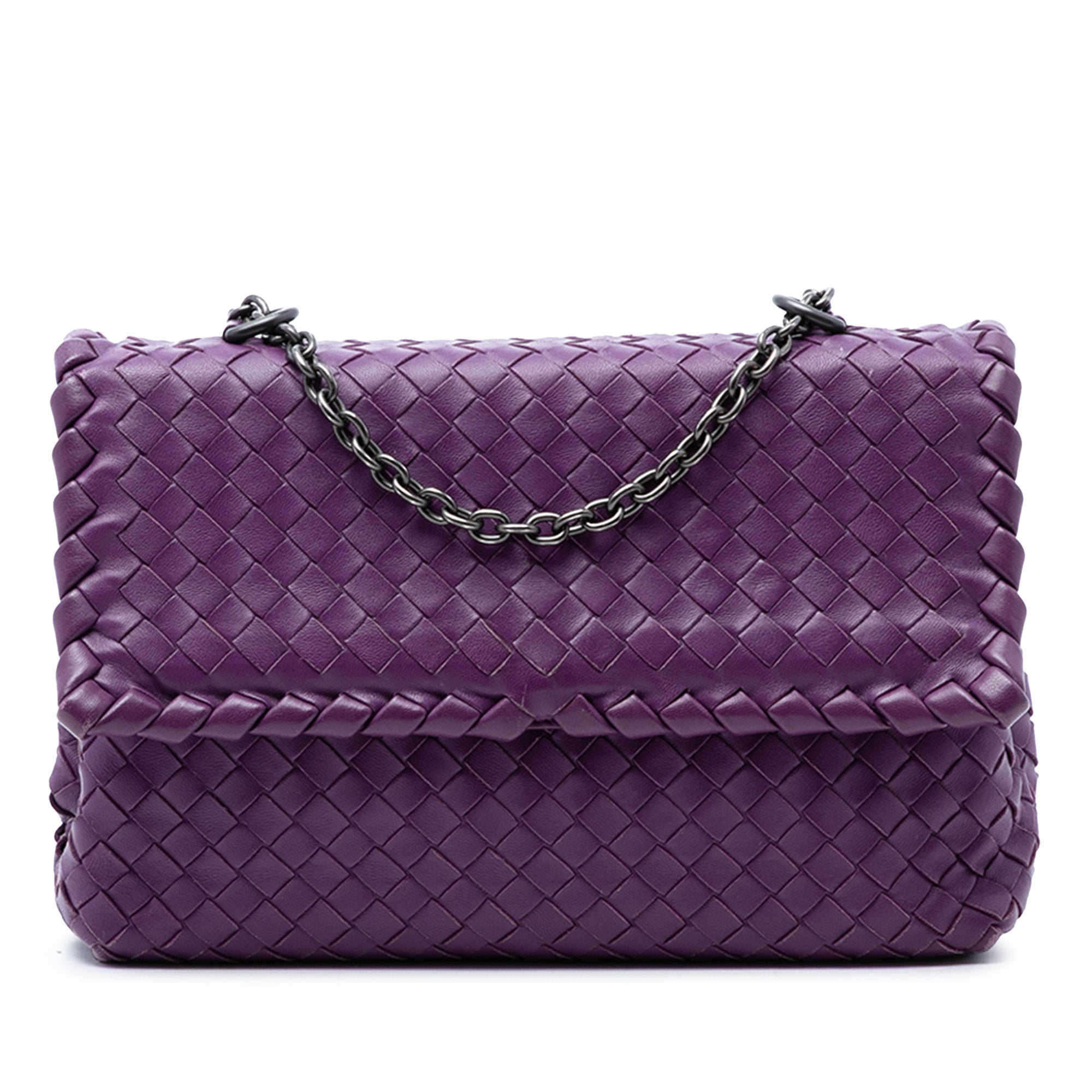 Small Nappa Intrecciato Olimpia Shoulder Bag - Image 1