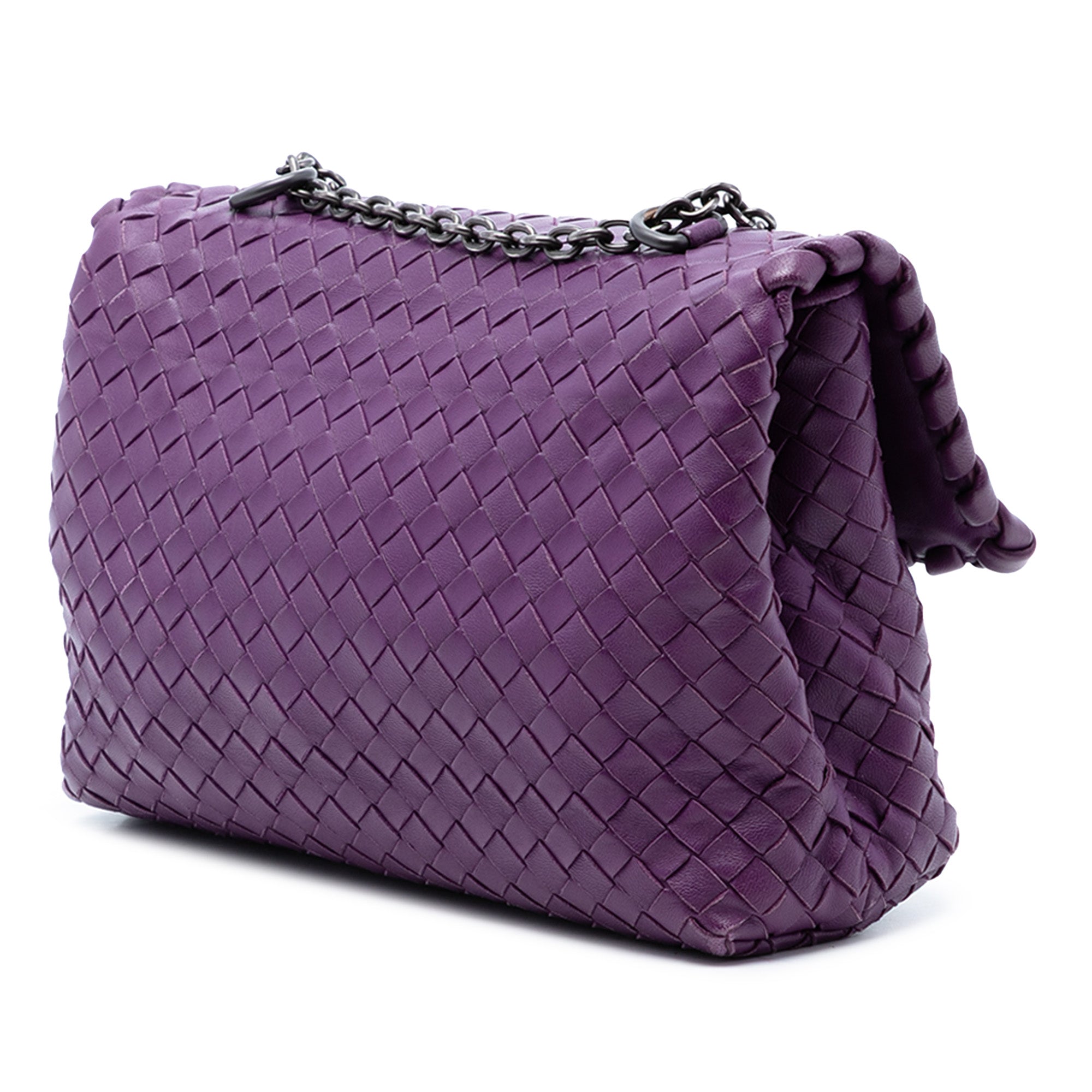 Small Nappa Intrecciato Olimpia Shoulder Bag - Image 2