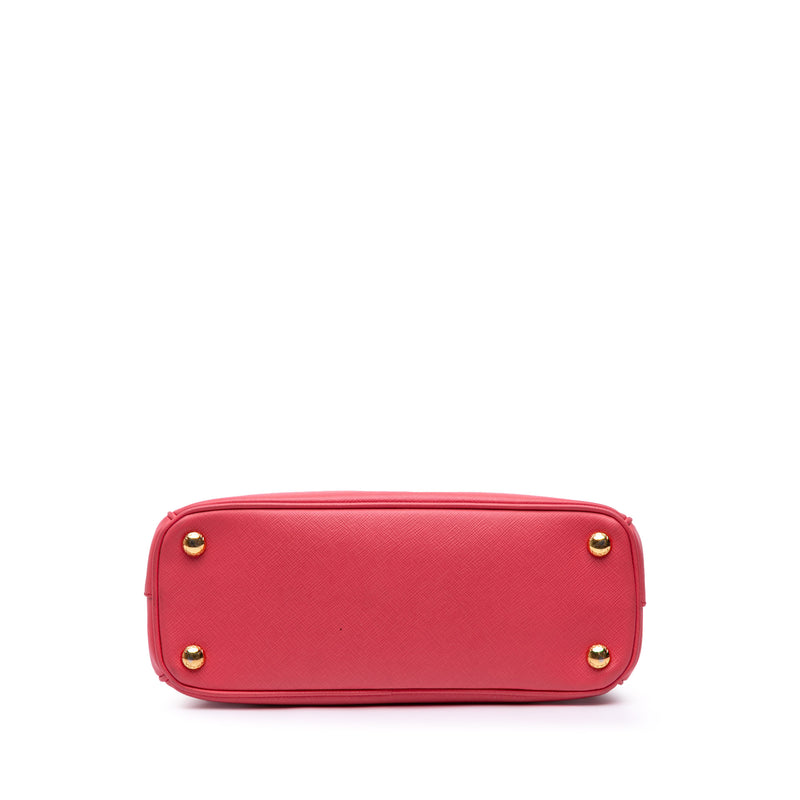 Mini Saffiano Lux Galleria Double Zip Satchel - Image 3