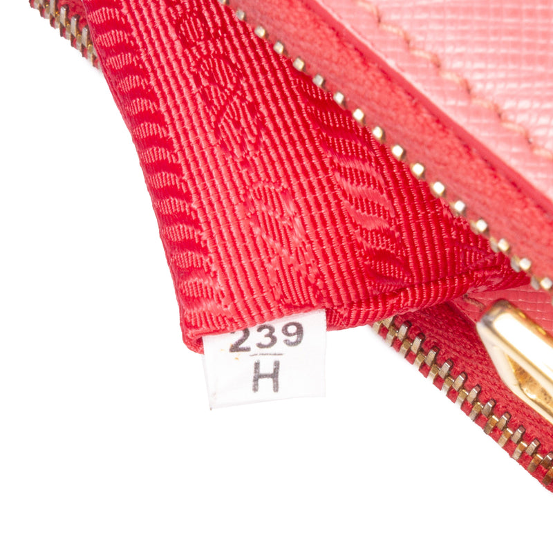 Mini Saffiano Lux Galleria Double Zip Satchel - Image 7