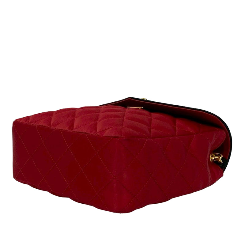 CC Bicolor Quilted Satin Crossbody - Image 4