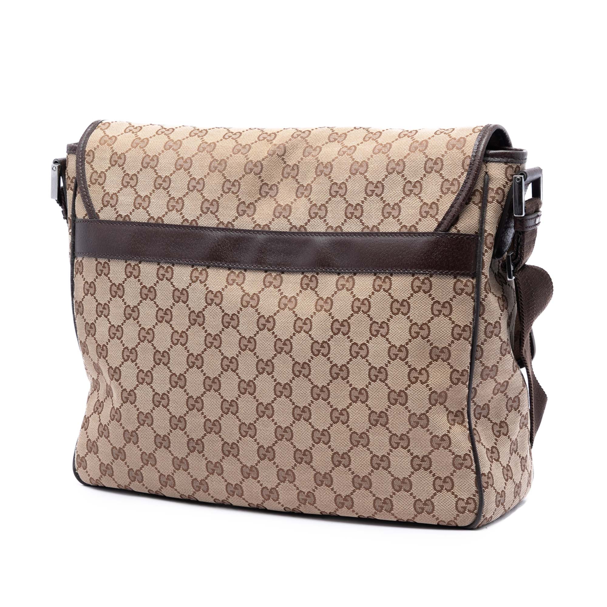 GG Canvas Flap Messenger Bag - Image 2