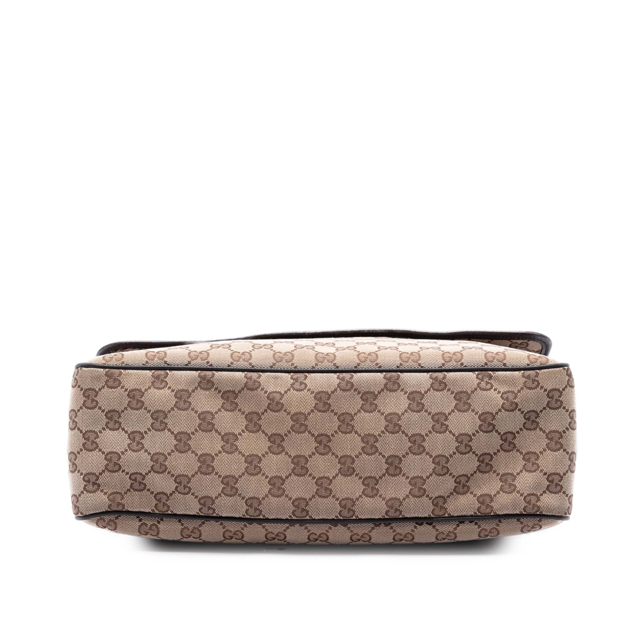 GG Canvas Flap Messenger Bag - Image 3