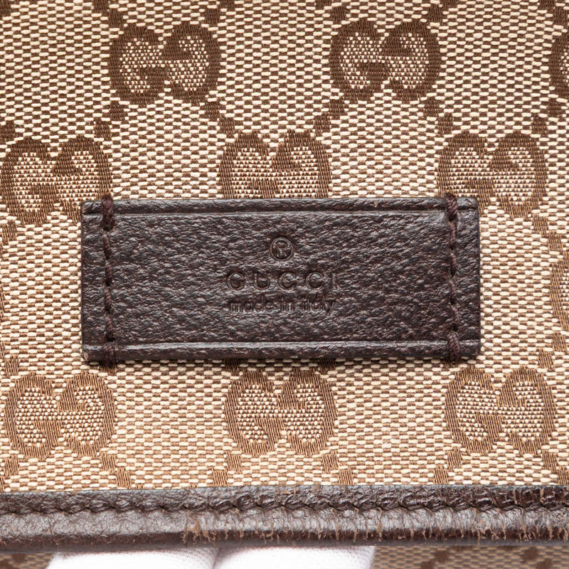 GG Canvas Flap Messenger Bag - Image 5