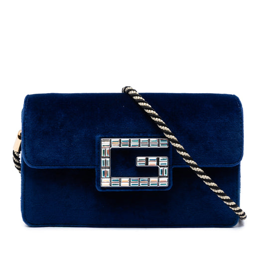 Crystal G Velvet Broadway Crossbody - Image 1
