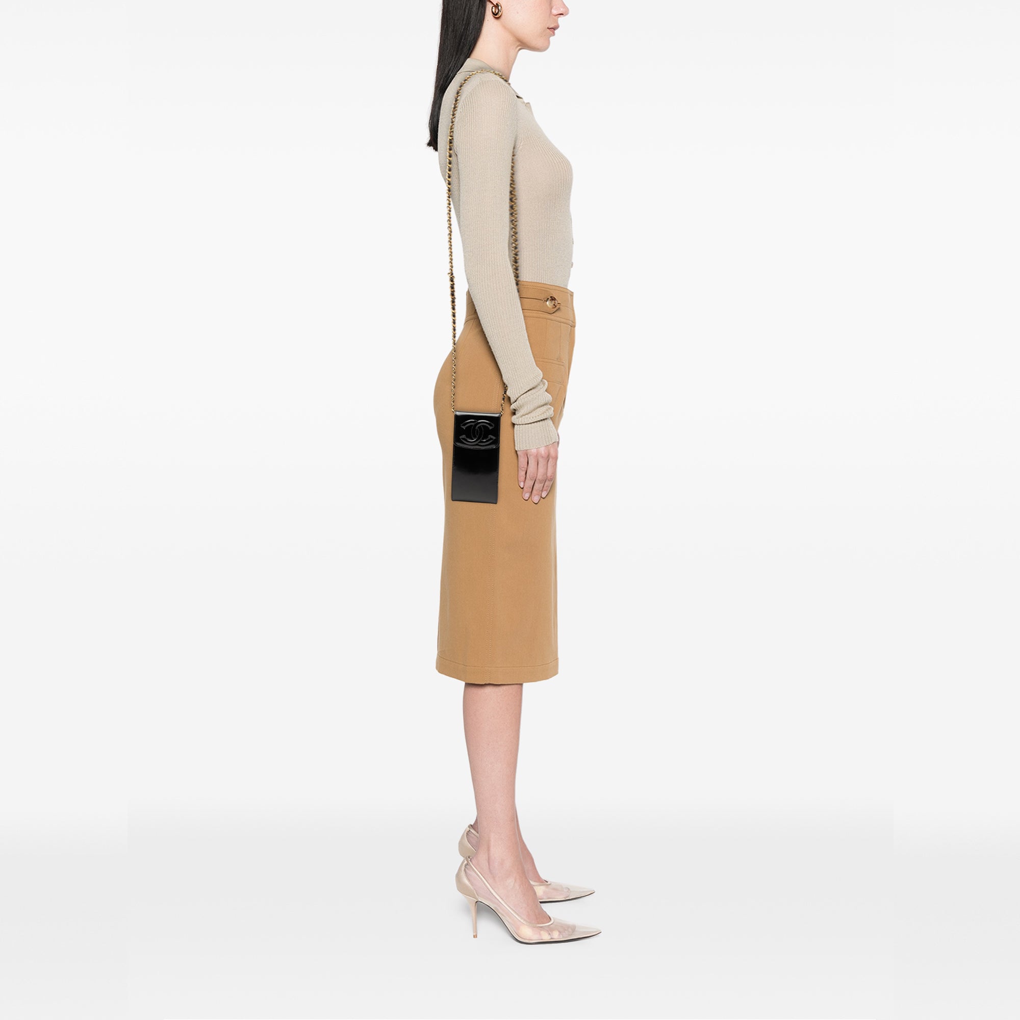 CC Patent Phone Holder Crossbody - Image 8