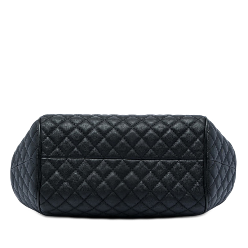Paris Rome Quilted Calfskin Colosseum Lock Frame Bowling Bag - Image 3