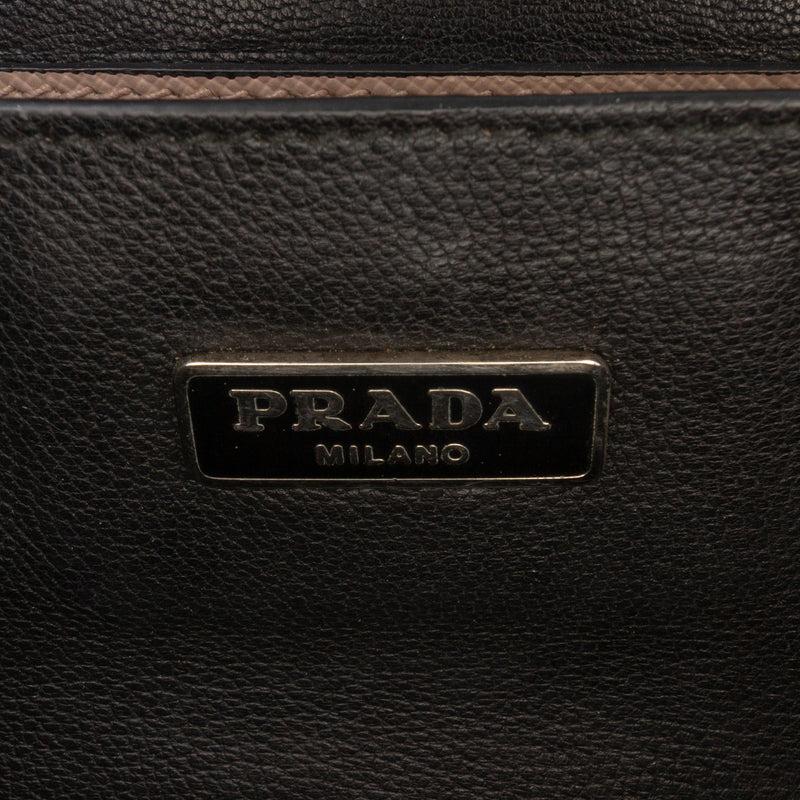 Mini Saffiano Lux Sound Lock Satchel - Image 5