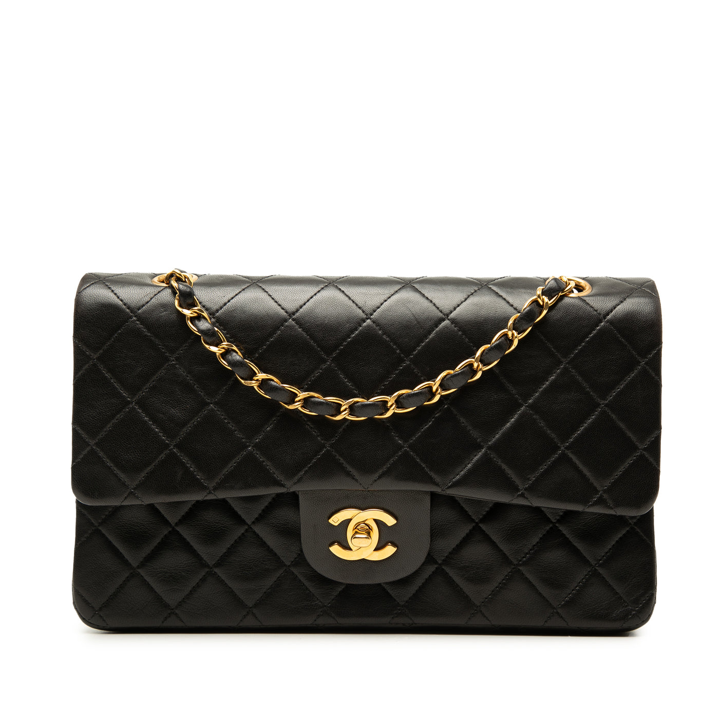 Medium Classic Lambskin Double Flap - Image 1