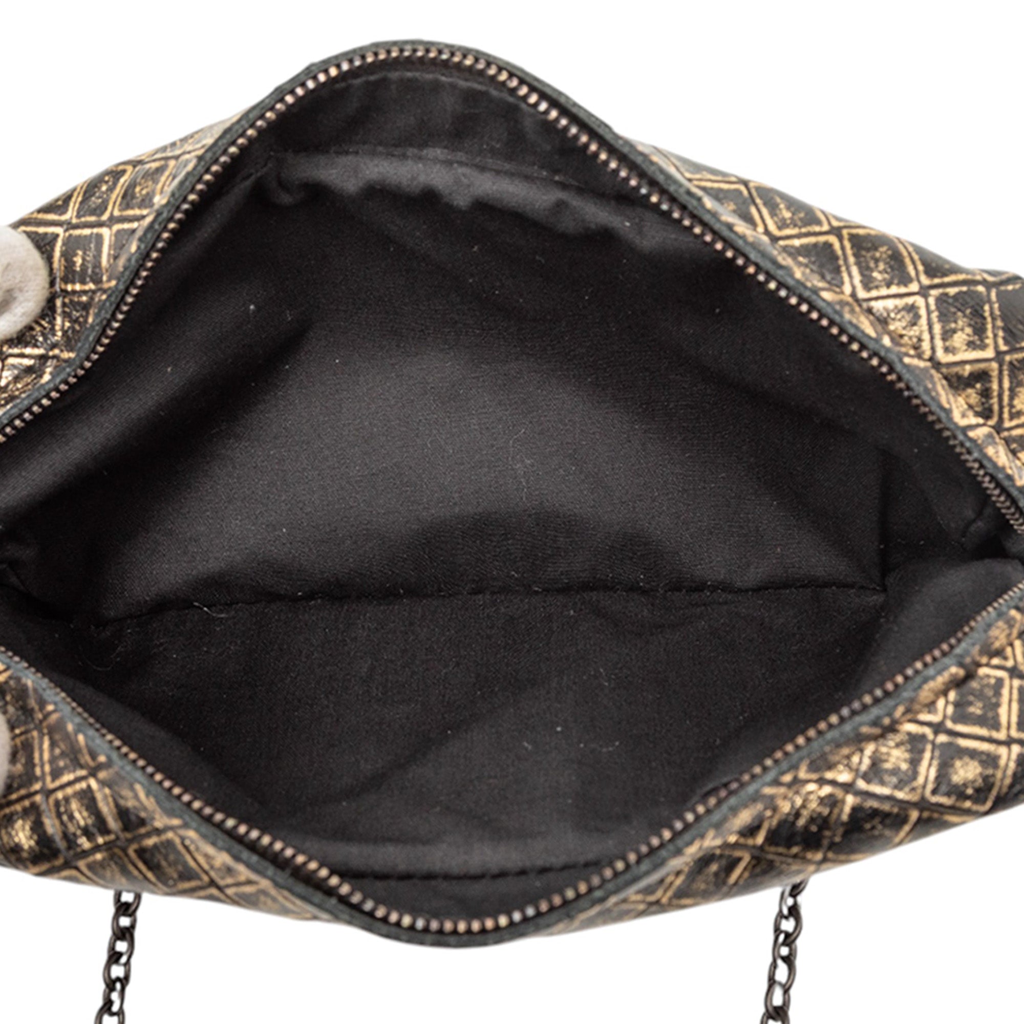 Metallic Calfskin Intrecciomirage Chain Flap Crossbody - Image 4