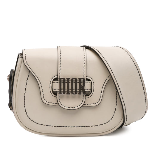 Mini Leather D Fence Saddle Bag - Image 1