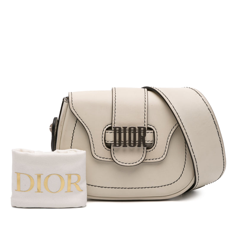 Mini Leather D Fence Saddle Bag - Image 12