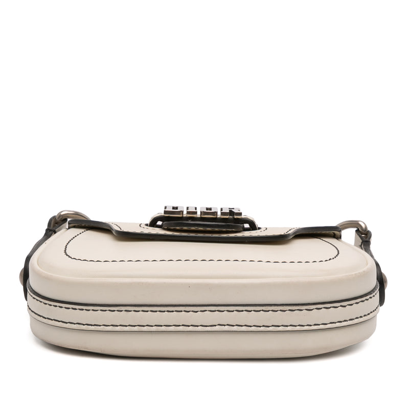 Mini Leather D Fence Saddle Bag - Image 3