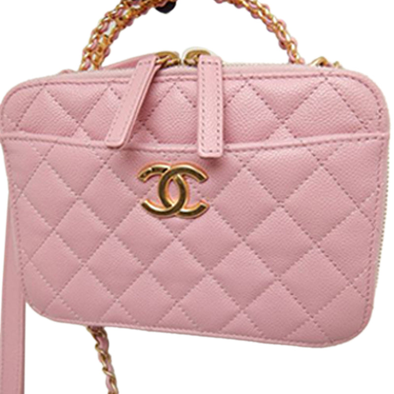 Small Quilted Caviar Pick Me Up Vanity Case - Image 14