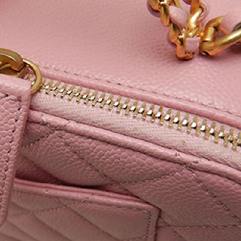 Small Quilted Caviar Pick Me Up Vanity Case - Image 15