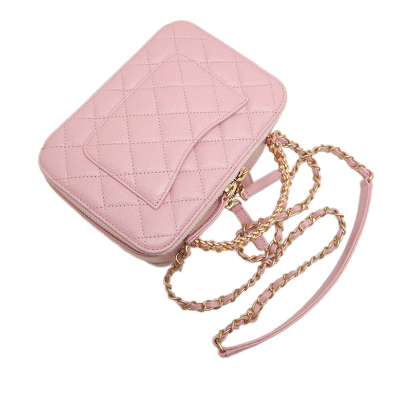 Small Quilted Caviar Pick Me Up Vanity Case - Image 18
