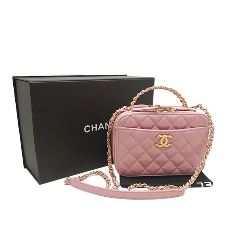Small Quilted Caviar Pick Me Up Vanity Case - Image 19