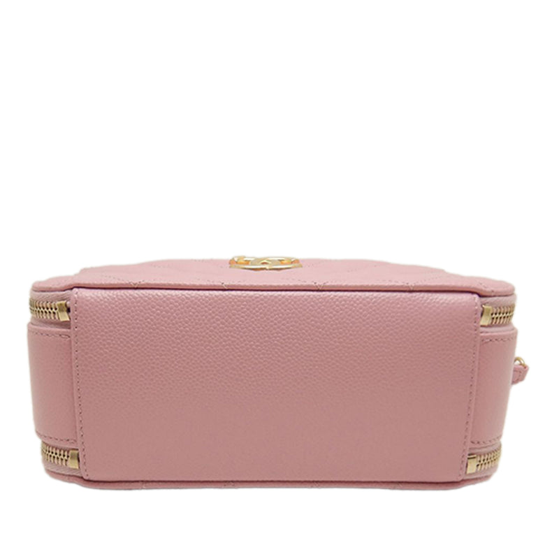 Small Quilted Caviar Pick Me Up Vanity Case - Image 3