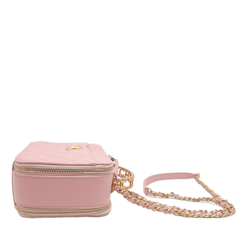 Small Quilted Caviar Pick Me Up Vanity Case - Image 4
