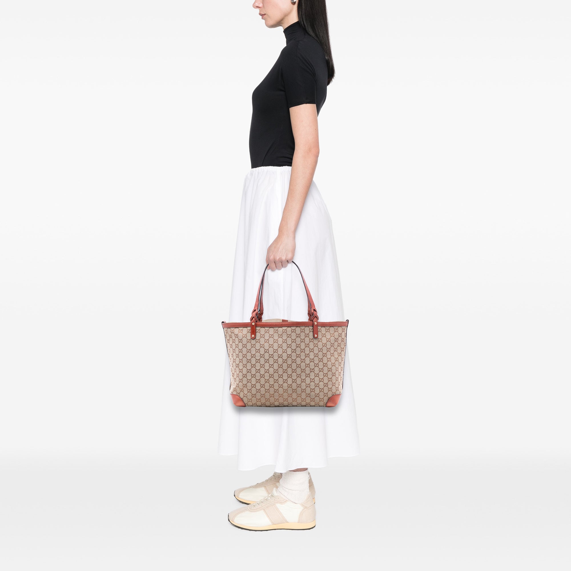 Medium GG Canvas Craft Tote - Image 7