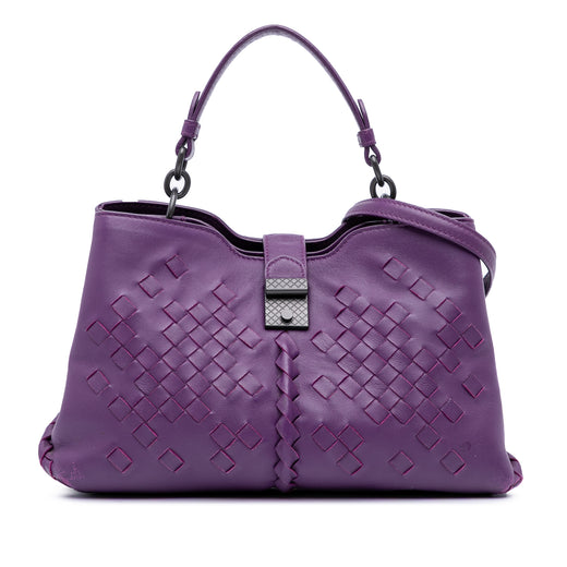 Nappa Intrecciato Napoli Satchel - Image 1