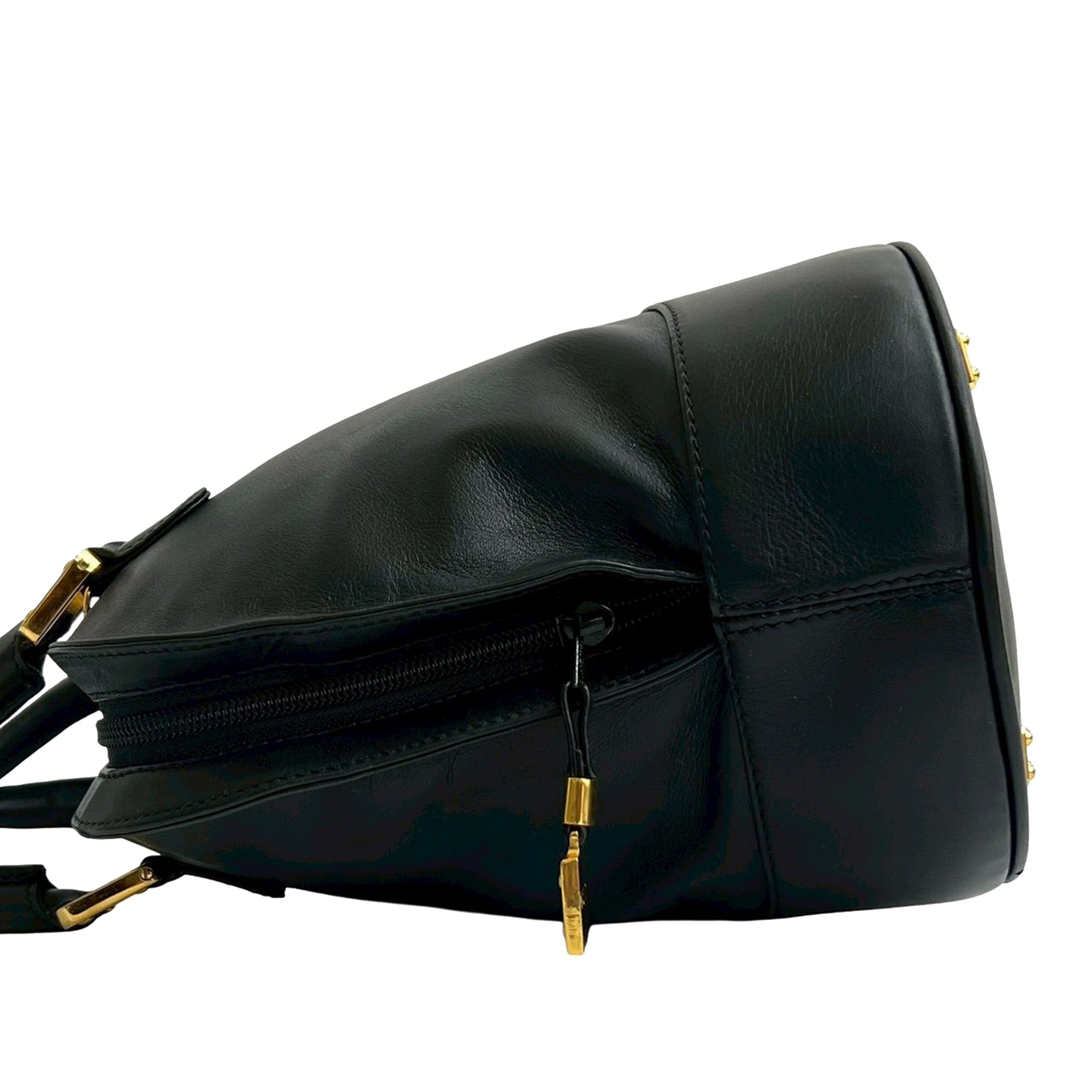 Leather Anagram Handbag - Image 7