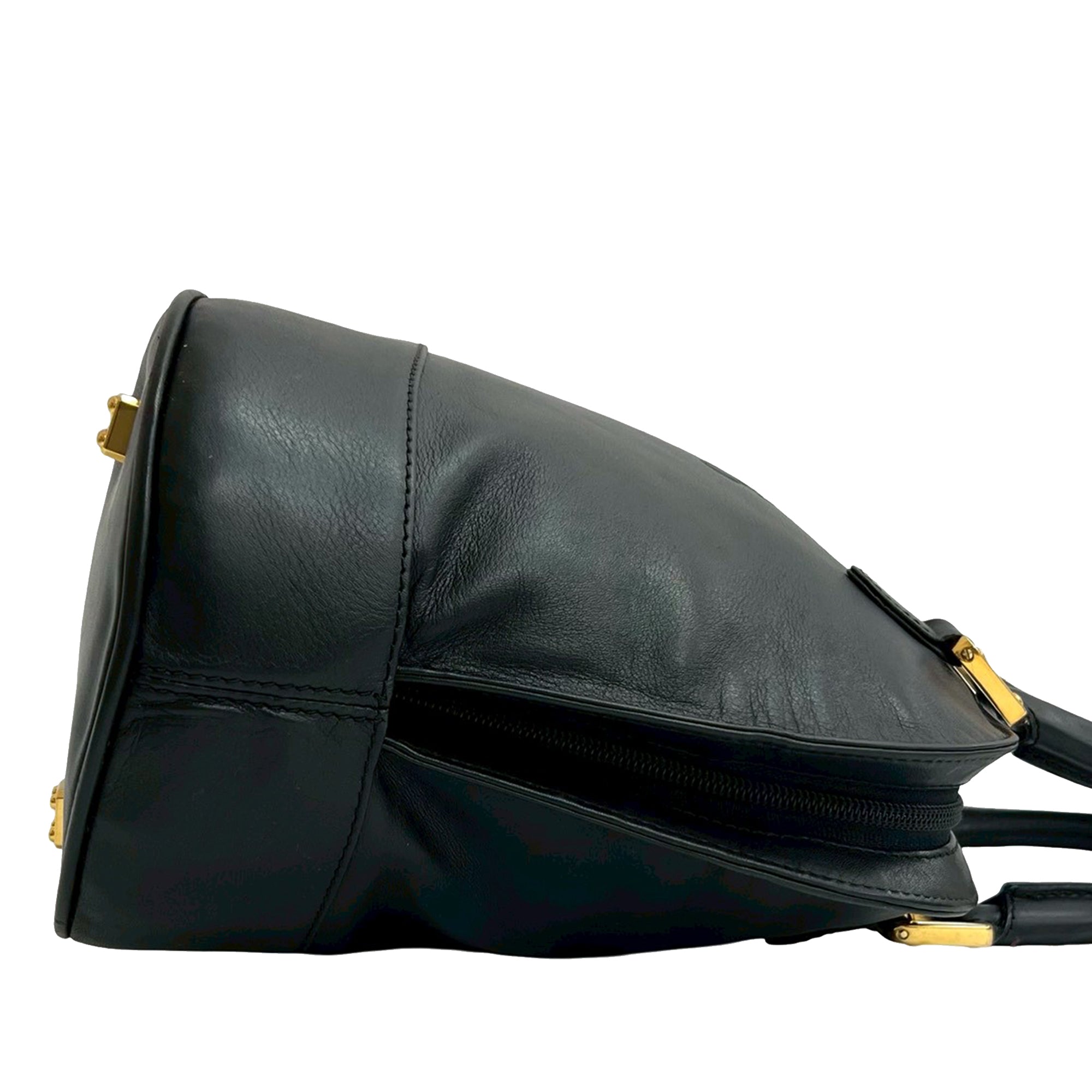 Leather Anagram Handbag - Image 8