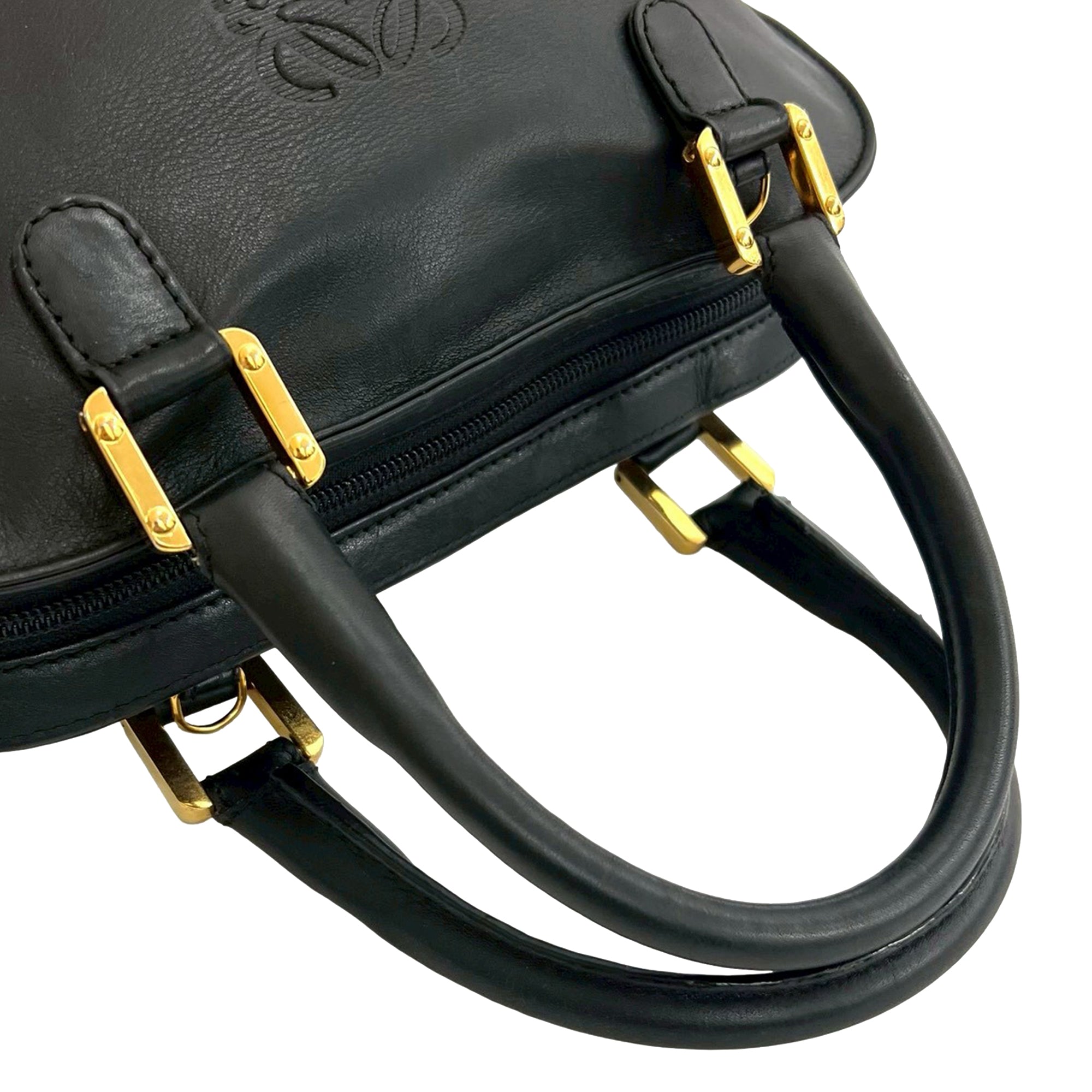 Leather Anagram Handbag - Image 9