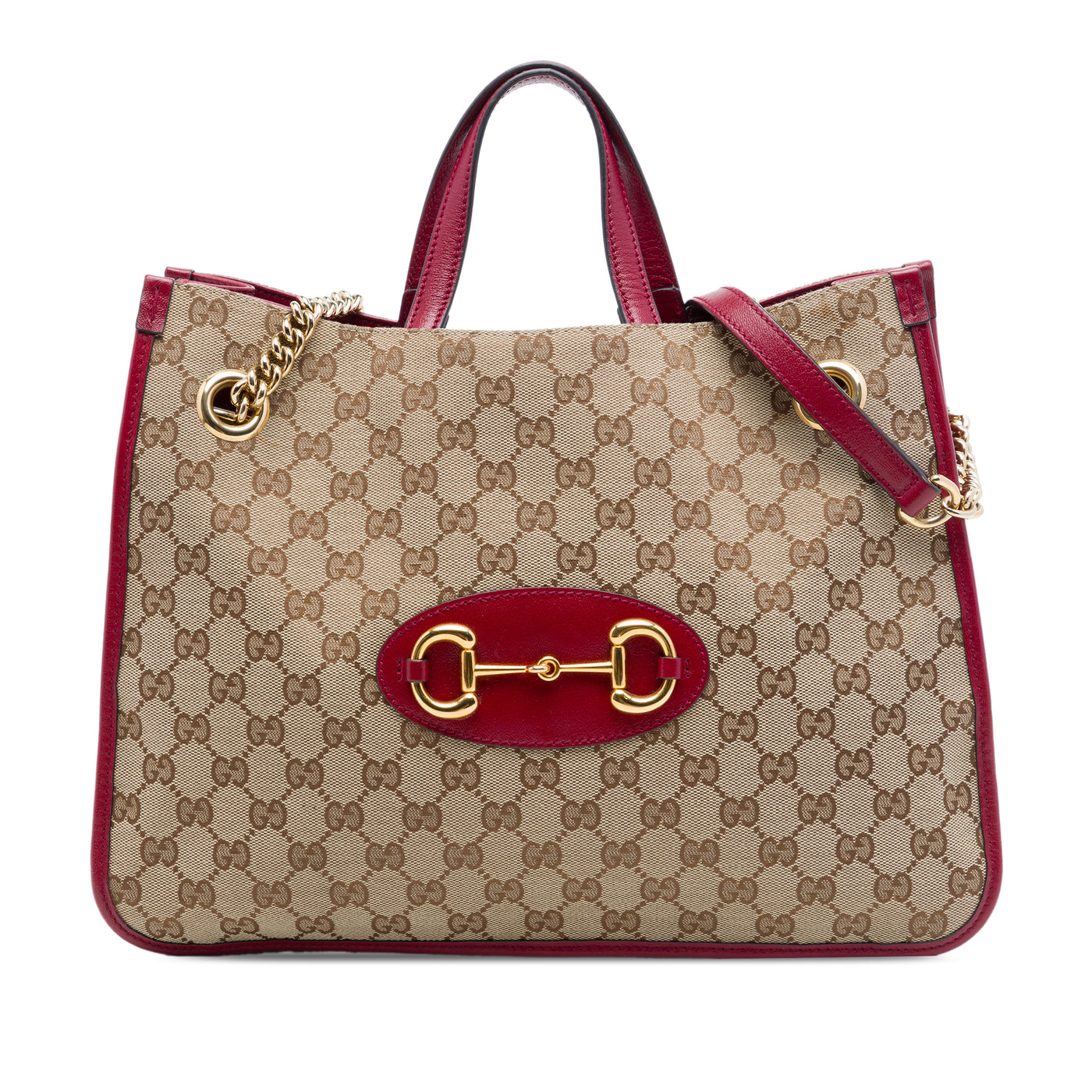 Medium GG Canvas Horsebit 1955 Chain Tote - Image 1