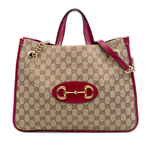 Medium GG Canvas Horsebit 1955 Chain Tote - Image 1