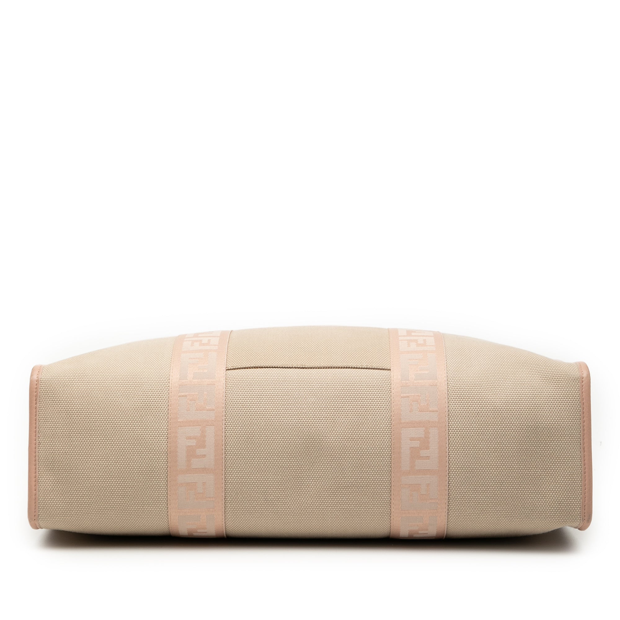 Zucca Trimmed Canvas Tote - Image 3