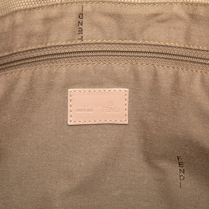 Zucca Trimmed Canvas Tote - Image 5