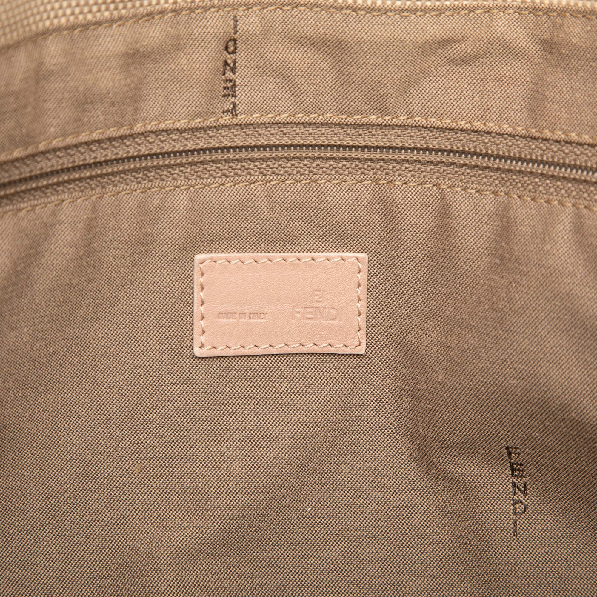 Zucca Trimmed Canvas Tote - Image 5