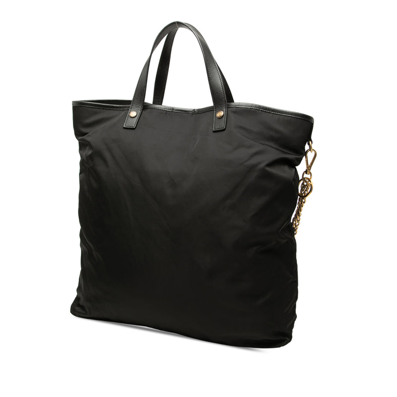 Saffiano Trimmed Tessuto Animalier Dragon Satchel - Image 2