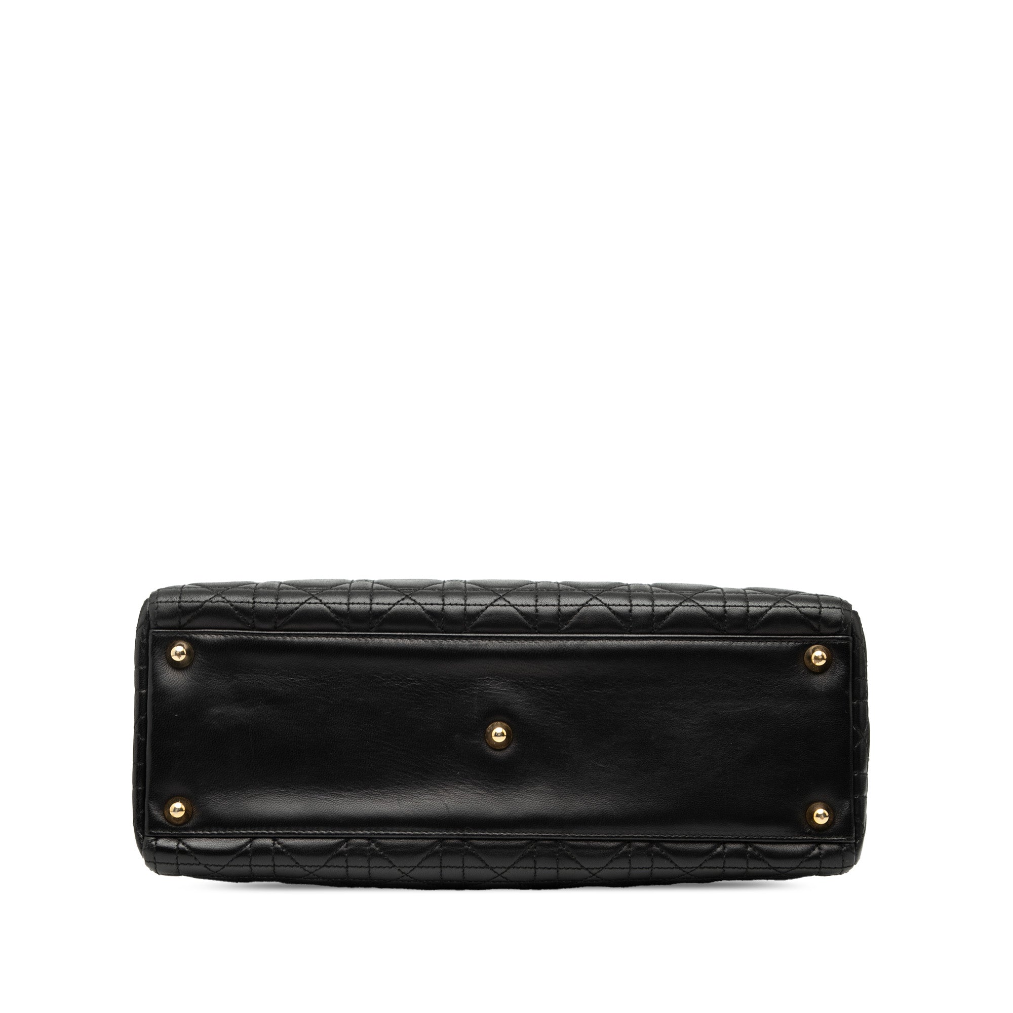 Large Lambskin Cannage Lady Dior - Image 3